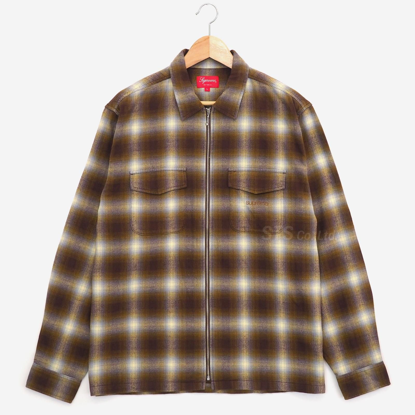 Supreme - Shadow Plaid Flannel Zip Up Shirt - UG.SHAFT