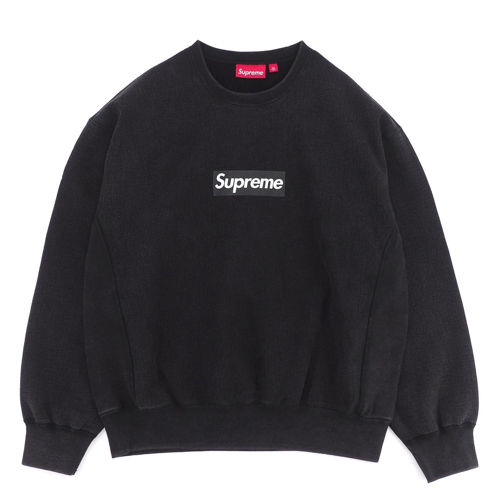 Supreme | Washed Box Logo Crewneck - UG.SHAFT