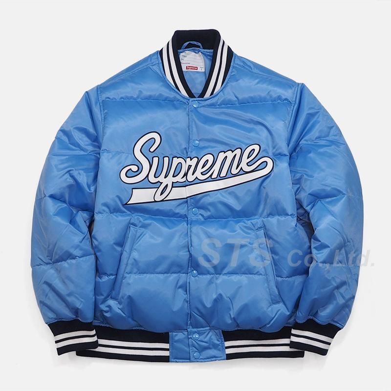 Supreme - Script Varsity Puffy Jacket - UG.SHAFT