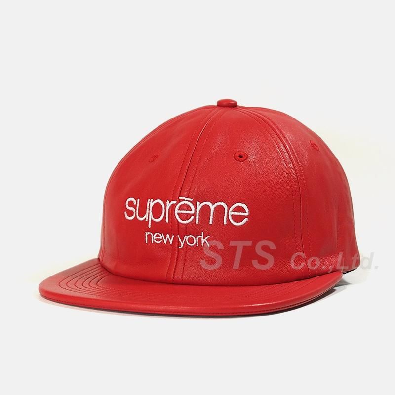 Supreme - Leather Classic Logo 6-Panel - UG.SHAFT