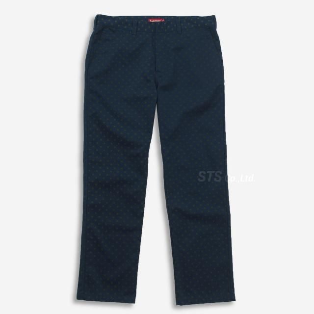 Supreme - Floral Jacquard Zip L/S Polo - UG.SHAFT