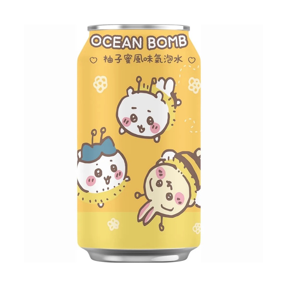 Ocean Bomb Chiikawa Sparkling Water Honey Pomelo Flavor (Less
