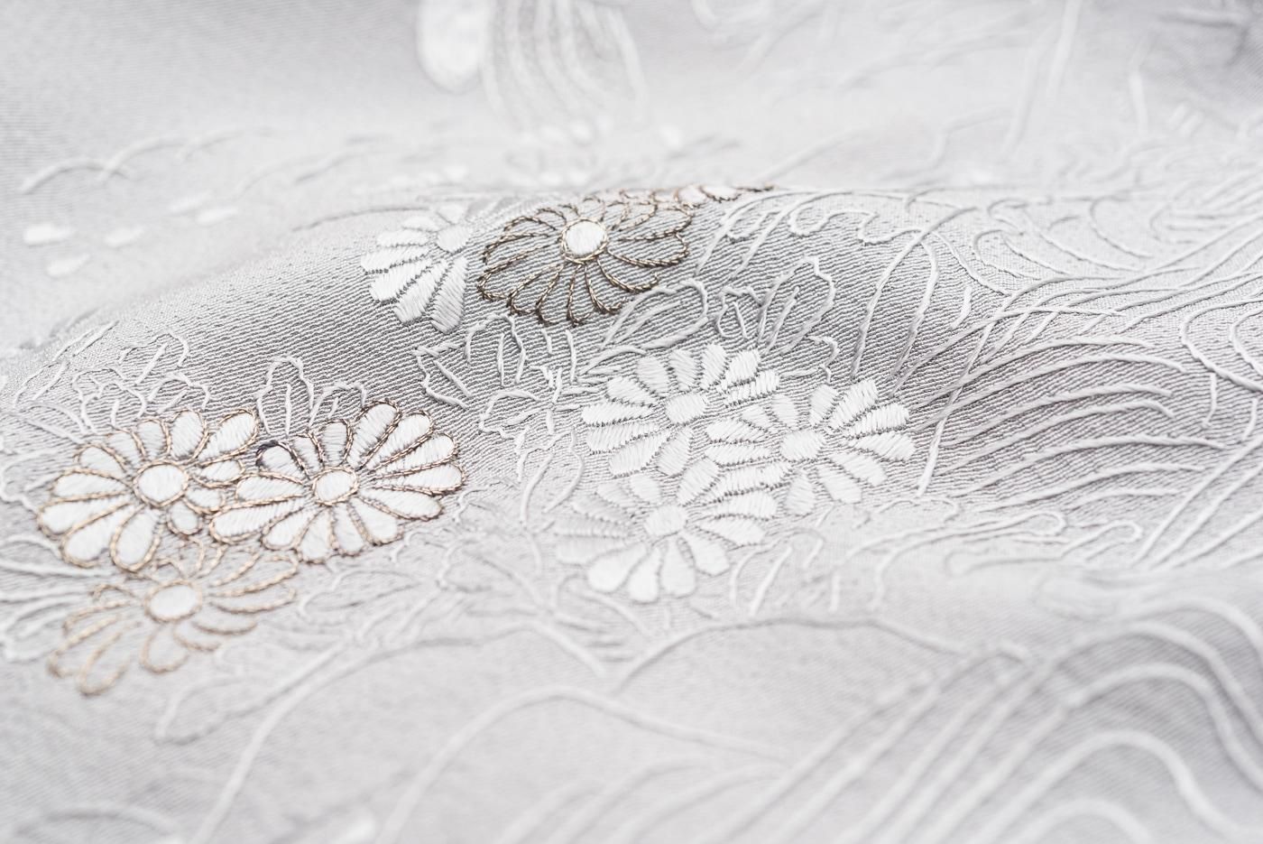 訪問着 汕頭刺繍 時代人物 - からん::アンティーク着物・リサイクル