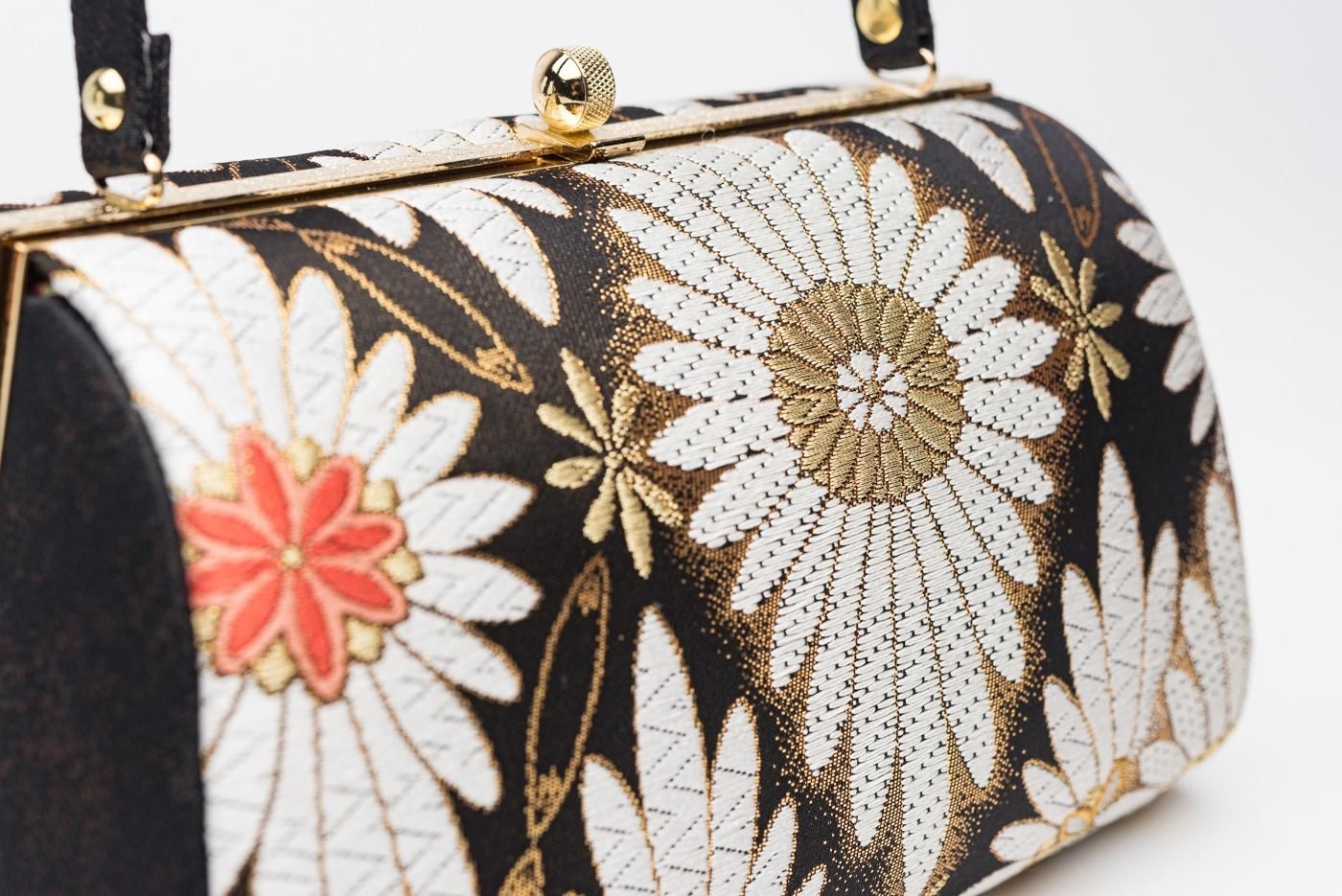 M】フォーマル向け 草履バッグセット 白花菱 - からん::アンティーク