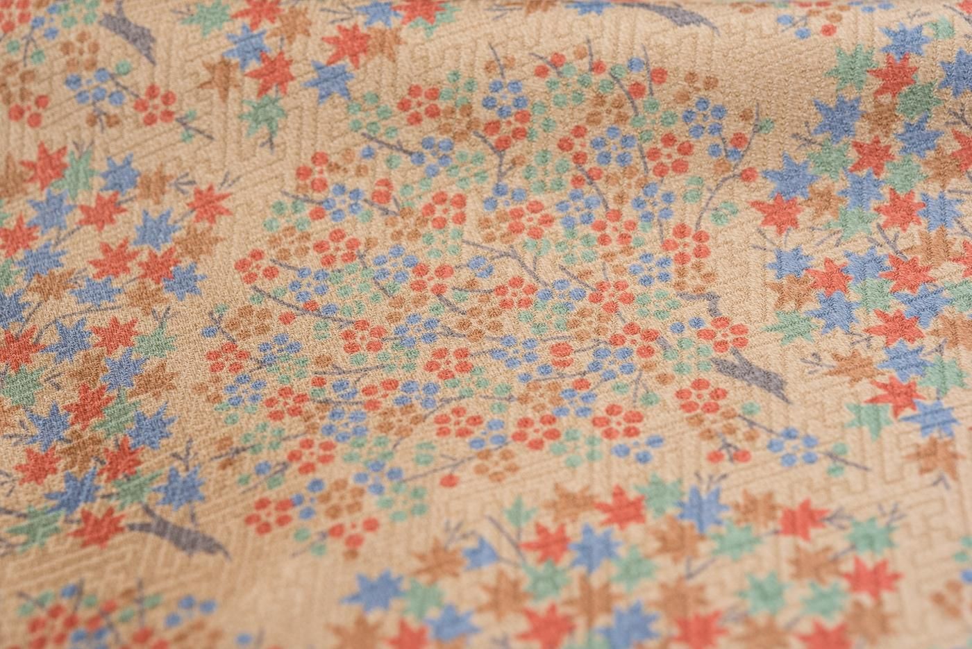 付け下げ小紋 青海波 - からん::アンティーク着物・リサイクル着物の