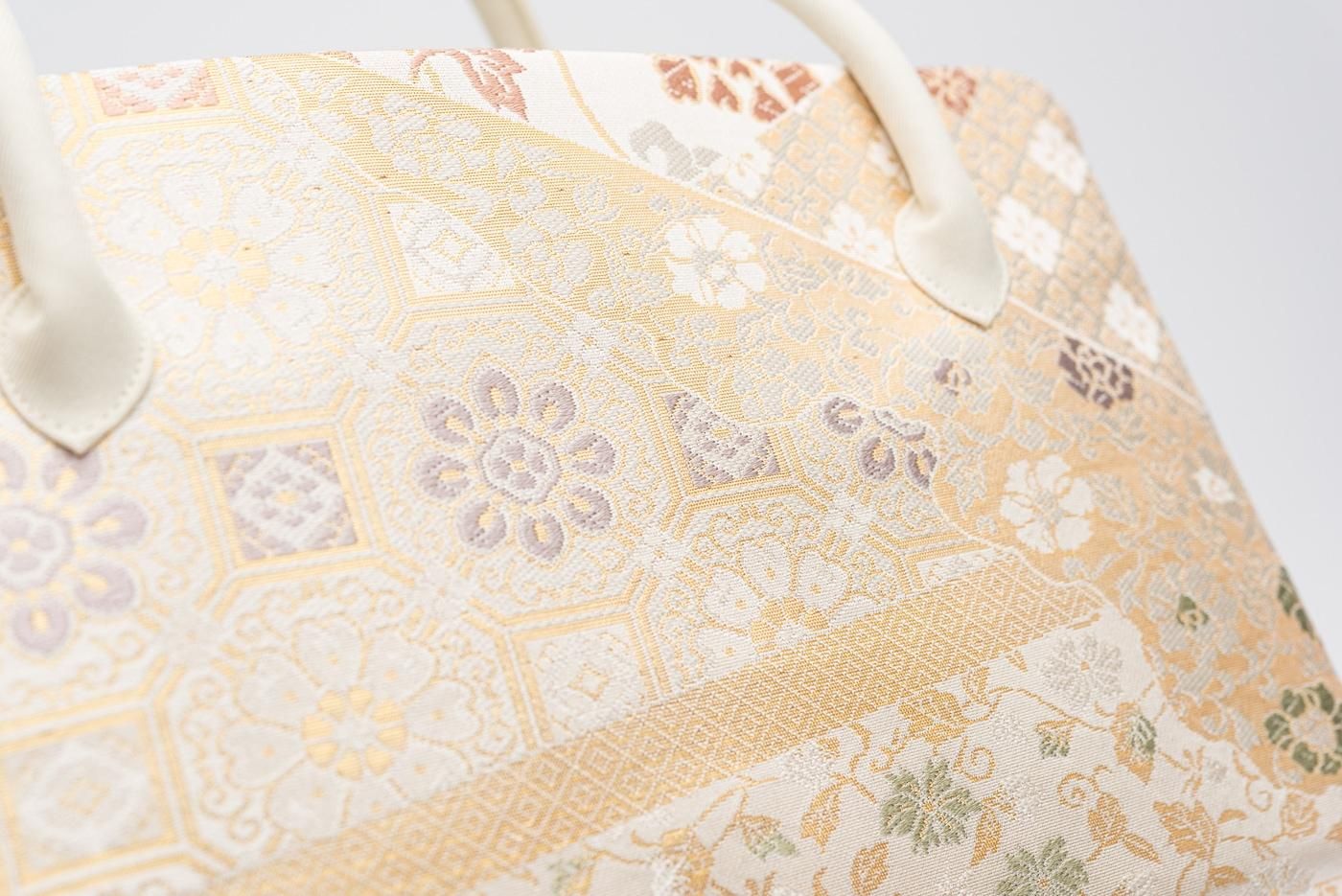 利休バッグ 箔屋清兵衛 名物裂文様 - からん::アンティーク着物