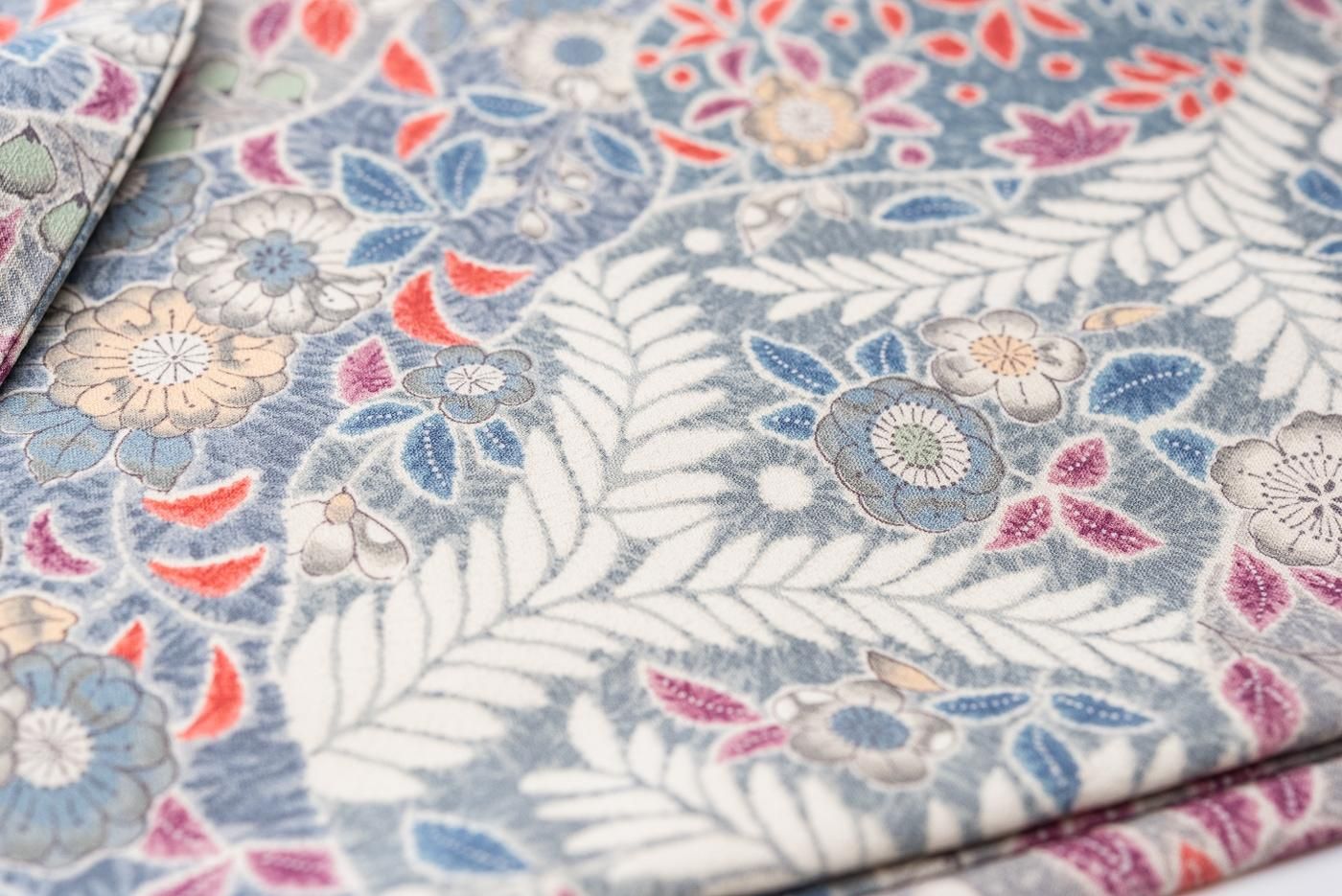 道長取りに辻が花模様 - からん::アンティーク着物・リサイクル着物の