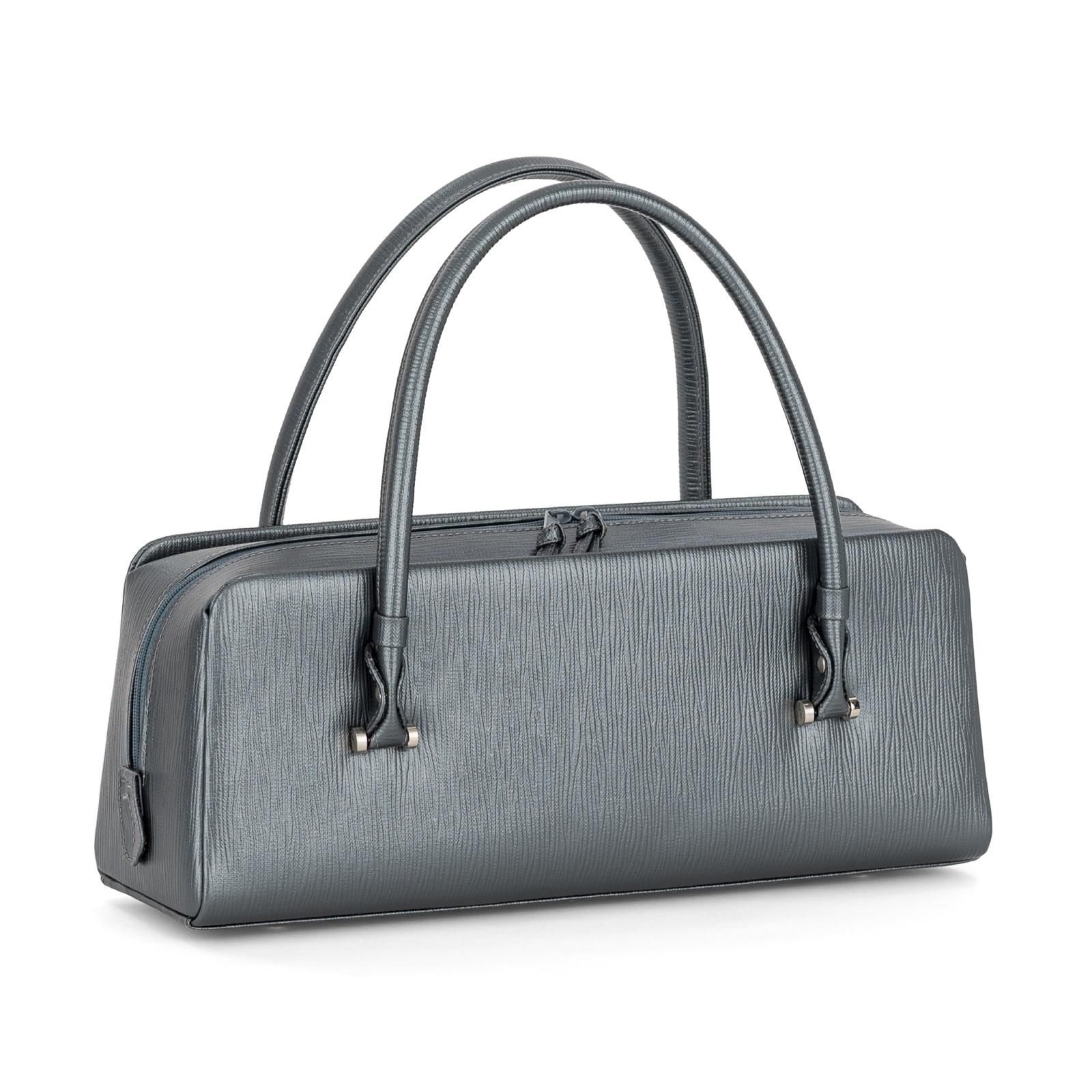 新品 利休バッグ 和帆布 グレー - からん::アンティーク着物