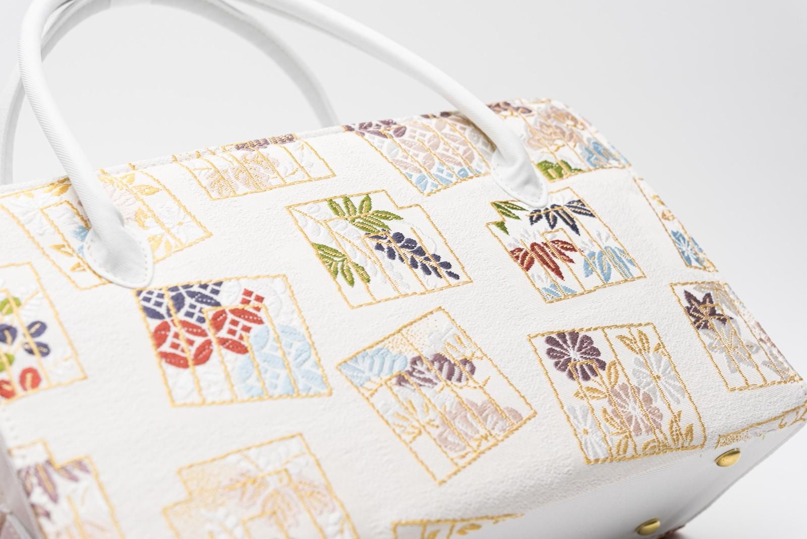 新品 利休バッグ 源氏香 - からん::アンティーク着物・リサイクル着物