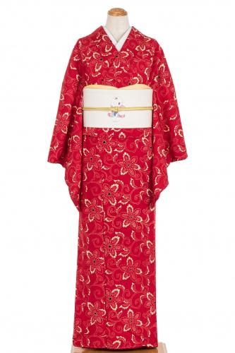 三代目更勝 花鳥更紗文様 - からん::アンティーク着物・リサイクル着物