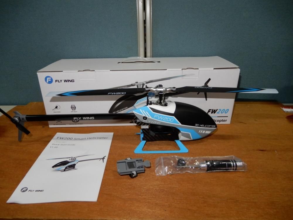 室内でも楽しめるFW200JPB 完成機 ( GPS搭載） 電動ヘリコプター：S