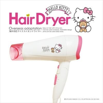 ハローキティ マイナスイオン ヘアドライヤー（海外対応） - メイク