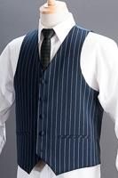 ストライプベスト・Zoot Vest 【くるみボタンベスト】 【通販、販売