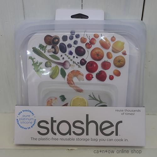 Stasherスタッシャーサンドイッチ（Mサイズ）クリア - ca*n*ow online