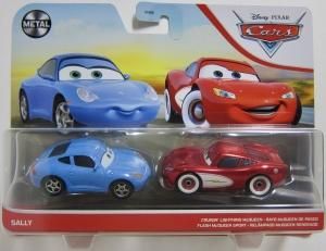 マテル カーズ サリー & クルージン ライトニングマックィーン ミニカー