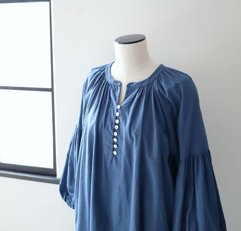 pattern大人の日常着 no.107 ループボタンのワンピース - mion