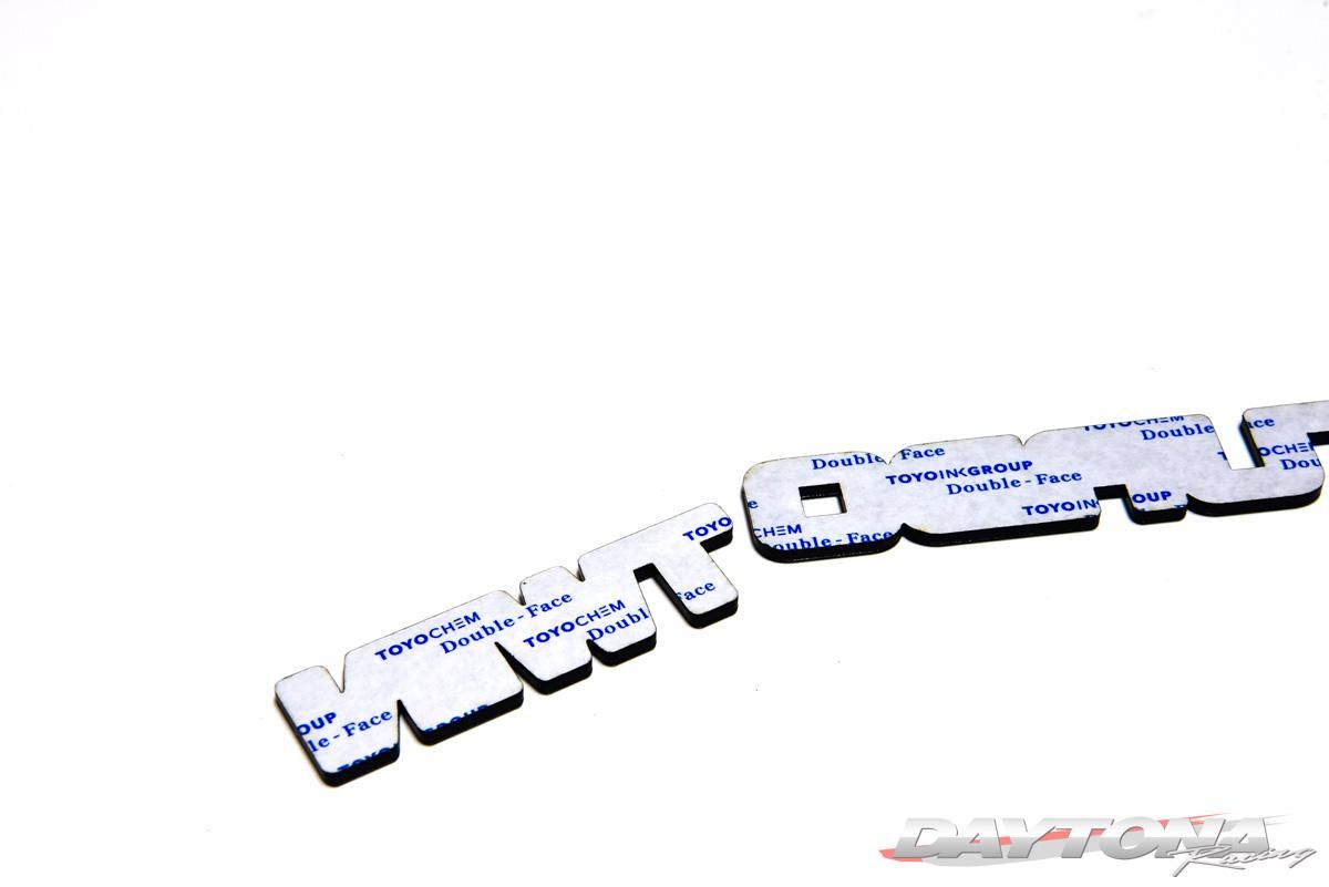 DRM(DAYTONA REST&MOD) │ TWIN TURBO カットレター エンブレム