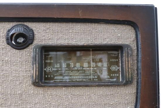 昭和レトロ“真空管ラジオ”/Bluetoothスピーカー/cabinet sugiura/w43cm
