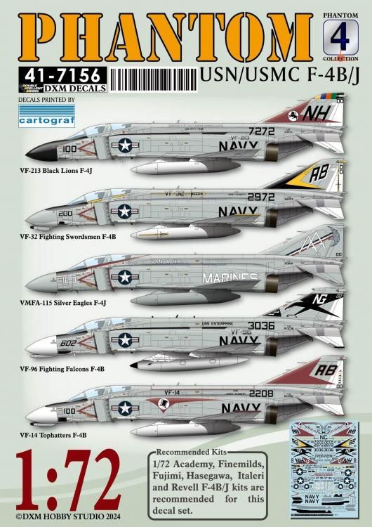 F-4B/J ファントムII | 1/72 アメリカ海軍 - モデルアート 通販サイト