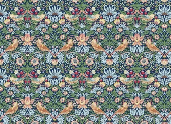 いちご泥棒/A4｜ポーセラーツ転写紙｜あとりえHaNa