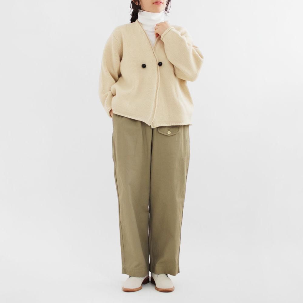 Atelier d'antan | アシンメトリーニットカーディガン〈 Degas 〉 4colors