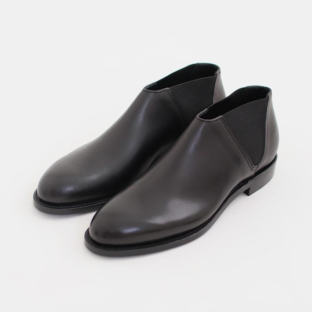 Beautiful Shoes | ミドルカットサイドゴアブーツ Black