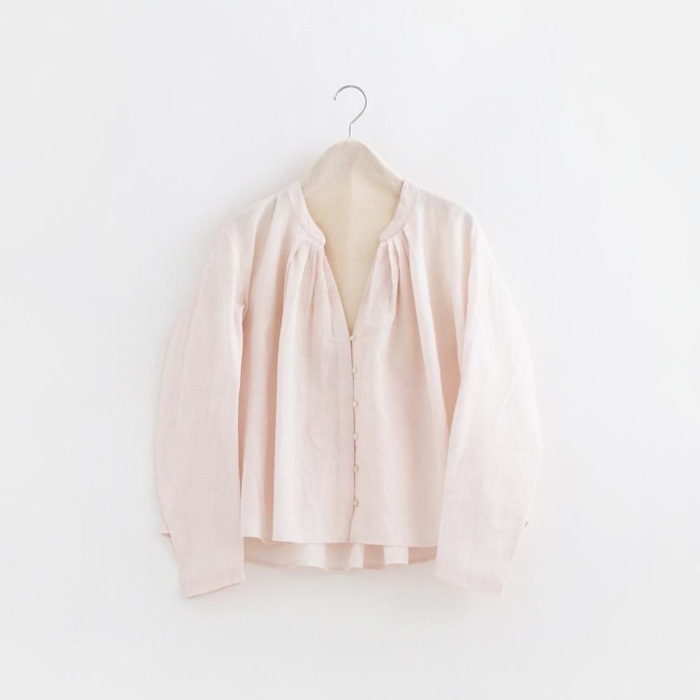 Khadi and Co. | アンドラプレインタックブラウス〈 SARA 〉 4colors