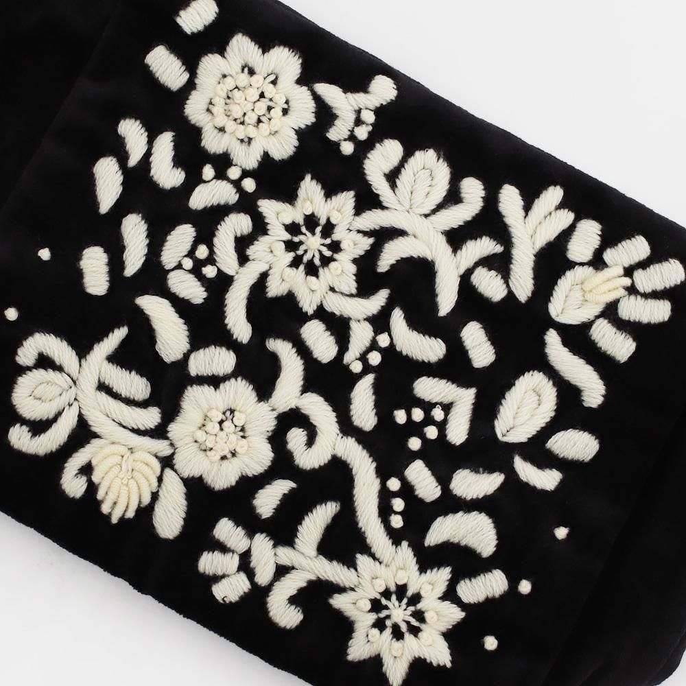 Khadi&Co. | ベルベットフラップショルダーバッグ 2colors