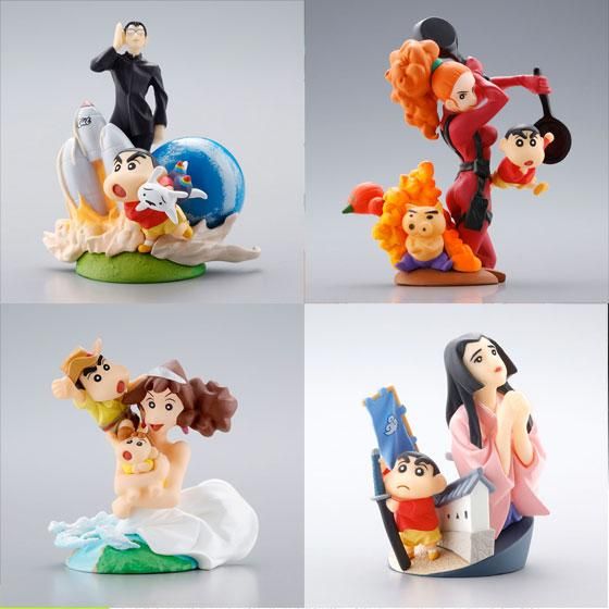 海洋堂 カプセルQミュージアム 映画クレヨンしんちゃん ヴィネット