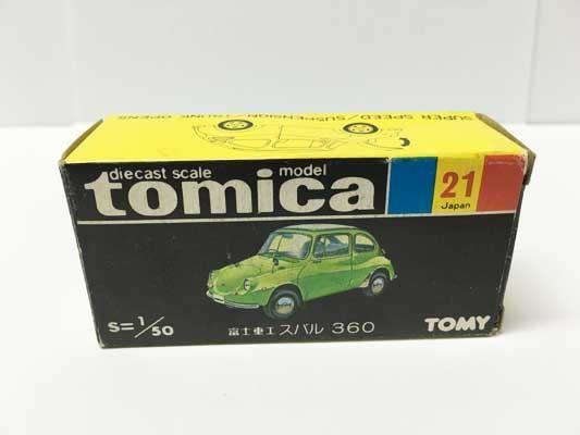 トミカ NO.21 富士重工 スバル360 黒箱 - ガシャポン,フィギュア