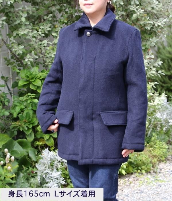 防風中綿入り ウールハーフコート - DOPE&DRAKKAR OFFICIAL ONLINE SHOP