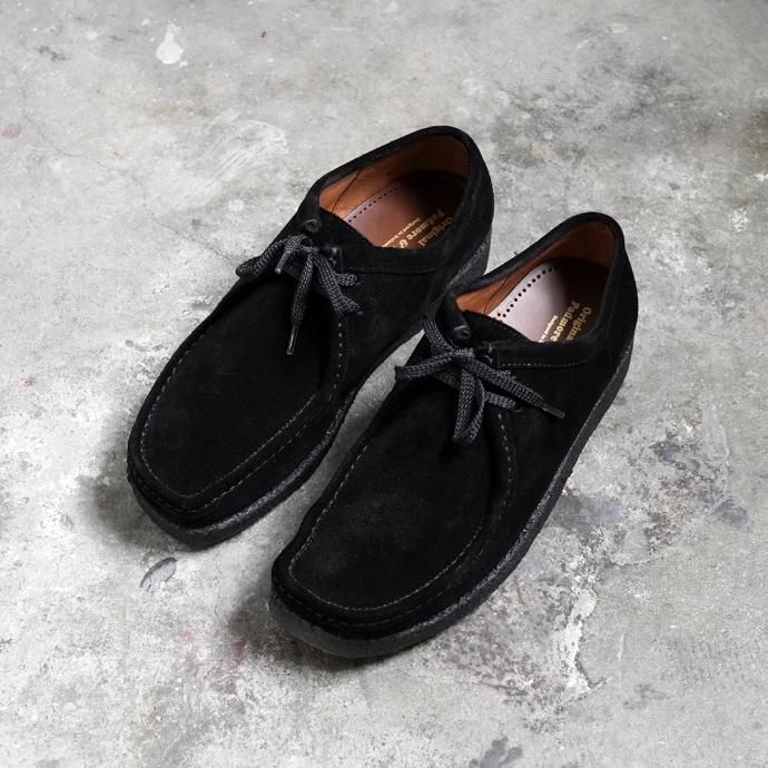 Padmore & Barns / P204 - Black Suede パドモア＆バーンズ ブラック