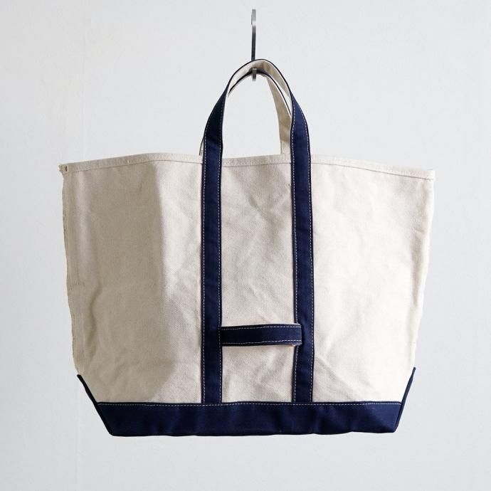 DANDUX / Classic Large Coal Bag 1121 - Natural/Navy ダンダックス