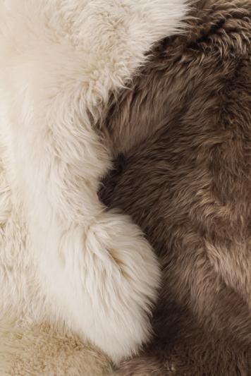 Natures Collection Sheepskin Mouton Rug：ネイチャーズコレクション