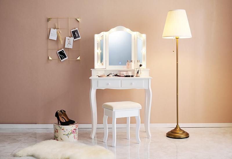 LED付ドレッサー MD-6728 メーカー直送商品 送料無料(北海道・沖縄は