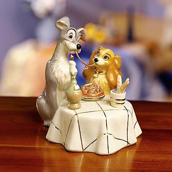 希少完品！加藤工芸 ガーデンフィギュア わんわん物語 ディズニー 希少