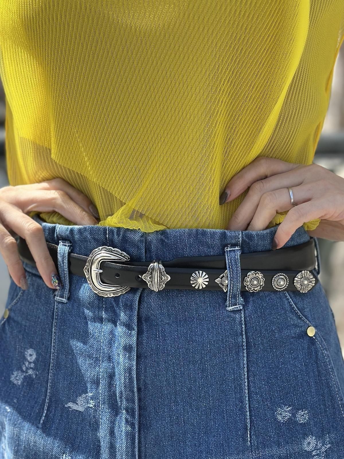 TOGA PULLA チェーンベルト ブルー TOGA PULLA チェーンベルト ブルー