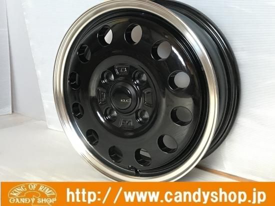 新品】業販OK☆13インチ4J艶消黒☆軽量鉄ちん風アルミ☆PCD4穴100