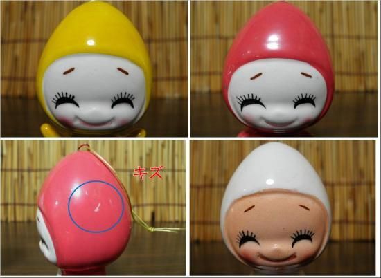 内藤ルネ 陶器人形 （小人3体セット） - 「宝の森」昭和レトロ雑貨