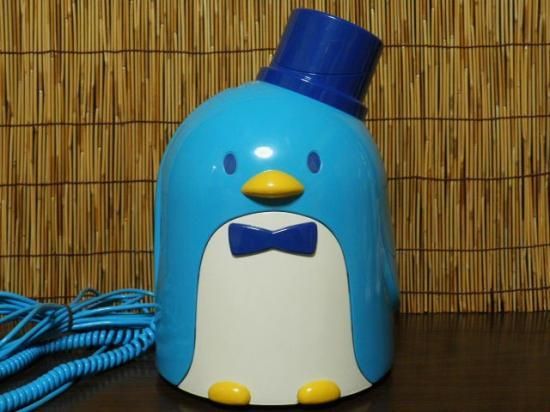 タキシード サム 電話機 （ブルー） - 「宝の森」昭和レトロ雑貨