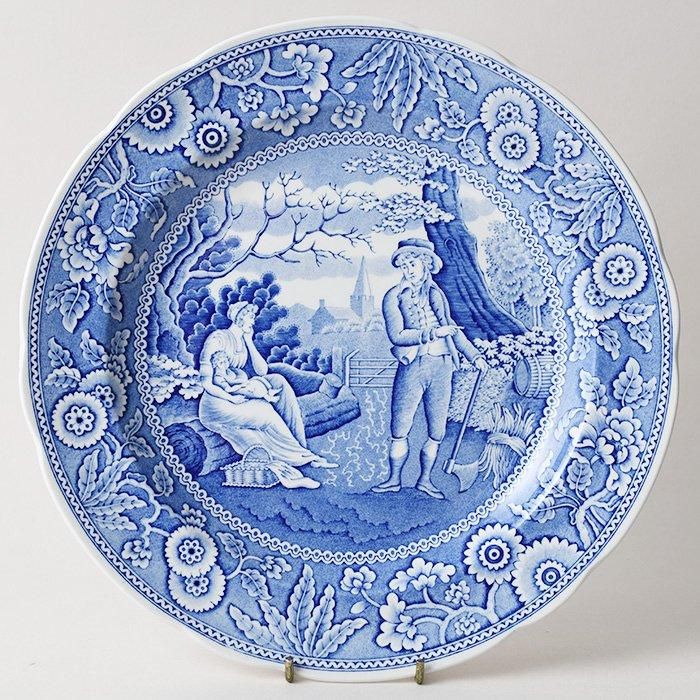 ビンテージプレート SPODE BLUE ROOM COLLECTION ブルールーム