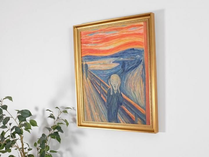 一点物】 油彩 複製画 エドヴァルド・ムンク 「叫び」 / 絵画B - R&M