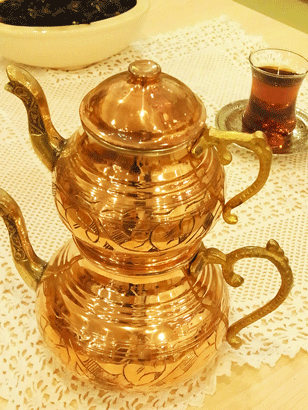 トルコ 二段式チャイダンルック☆ トルコチャイ