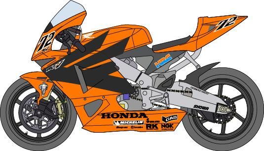 1/12ホンダRC211V'04宇川デカール - ミュージアムコレクション