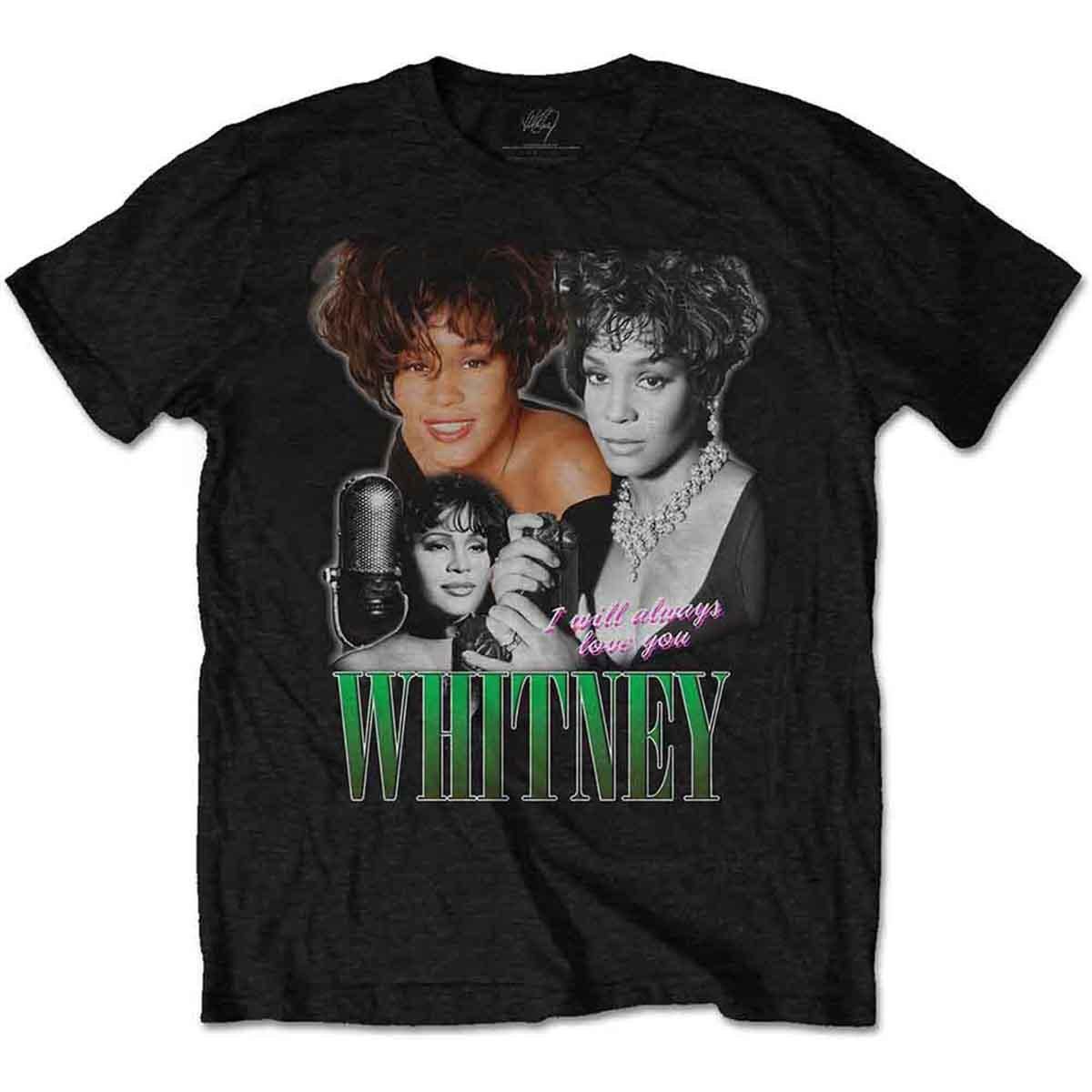 R&B Tシャツ - WHITNEY HOUSTON (ホイットニー ヒューストン)Tシャツ