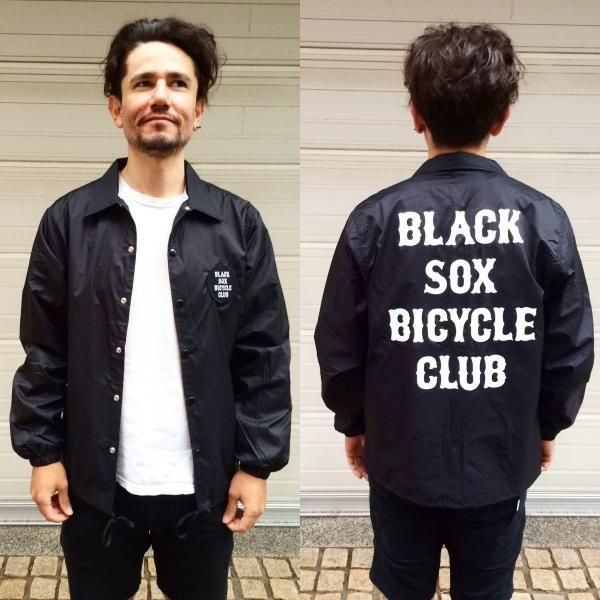 BLACK SOX BICYCLE CLUB/BSBC TEAM COACH JACKET - 25LAS BICYCLE WORKS