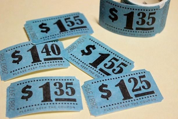 海外のチケットみたい！おしゃれなロールシール