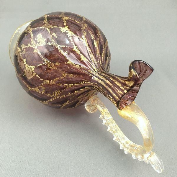 花器 ベネチアングラス 一輪挿し W10.5×D9×H16 cm