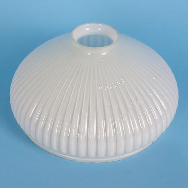 大正・昭和 電笠 電傘 ランプシェード 乳白 照明 レトロガラス 和電笠