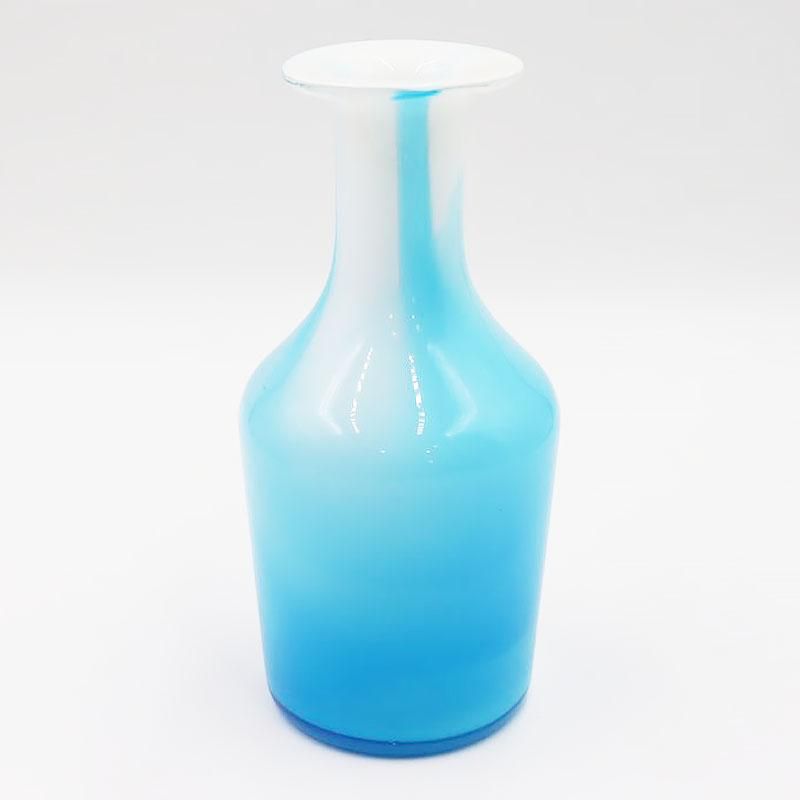 花瓶 花器 日本製 吹きガラス マーブル 大正・昭和初期